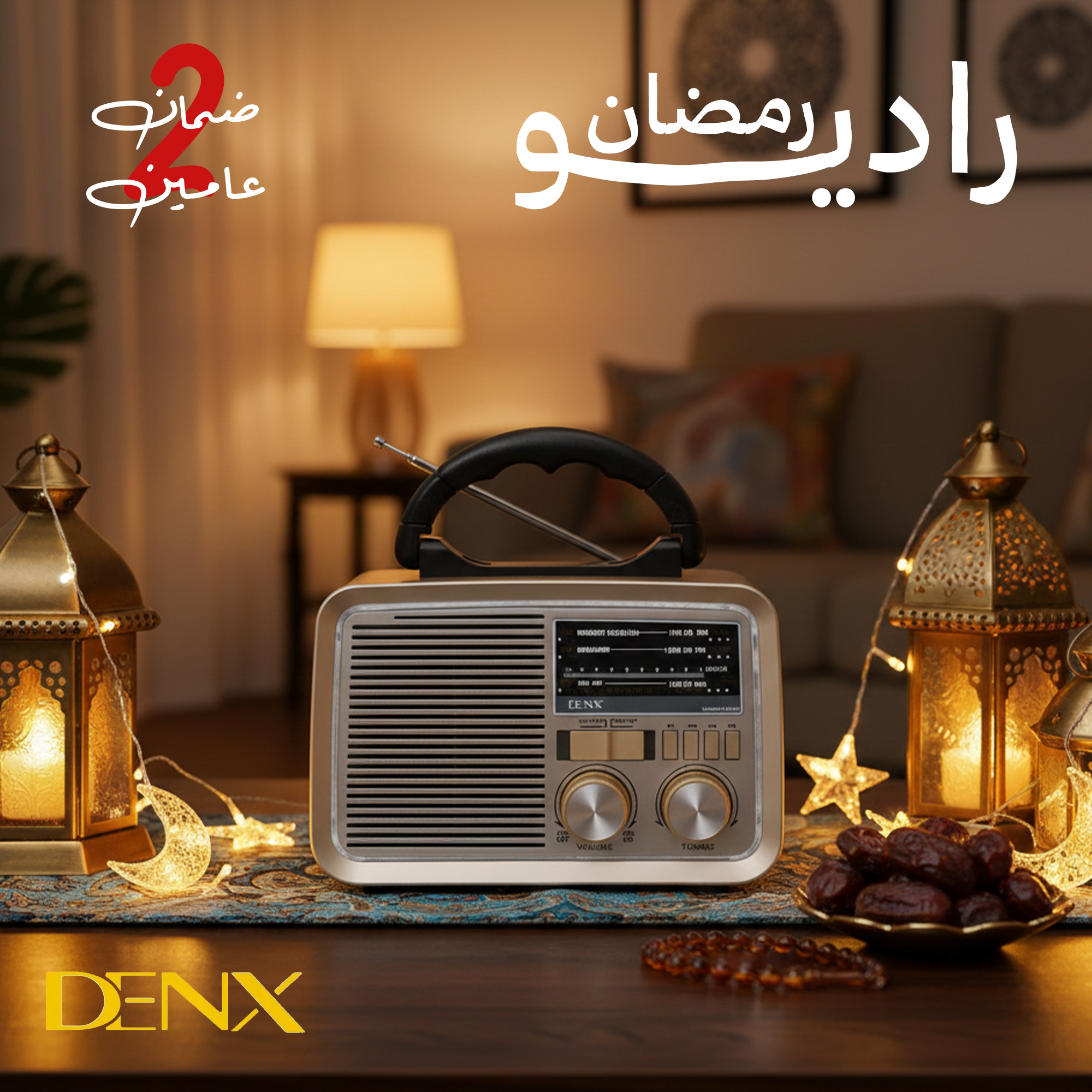راديو دينكس ضمان عامين